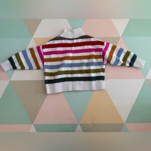 GAP Kids White Fuzzy Sweater Size XS (Matching Women’s Sweater Available)